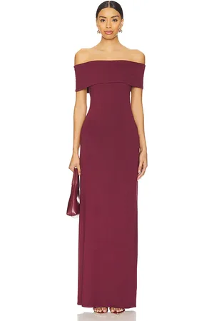 ALL THE WAYS Sienna Maxi Dress in Burgundy. - size M (also in S, XS)