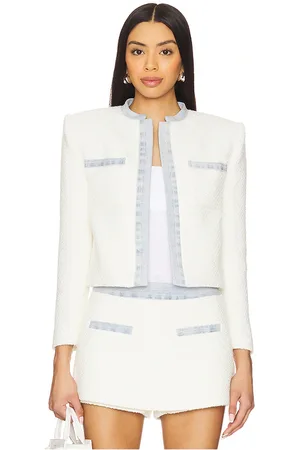 SER.O.YA Sailor Jacket in Cream. - size L (also in M, S, XL)