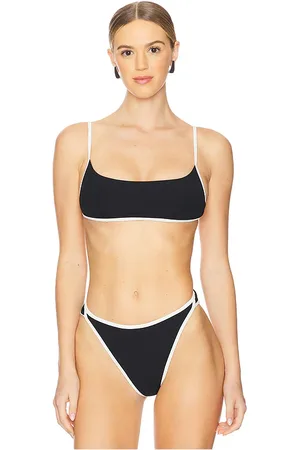L*Space Kourt Bikini Top in Black. - size L (also in M, S, XL, XS)