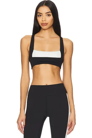 L*Space Uppercut Sports Bra in Black,White. - size L (also in M, S, XL, XS)