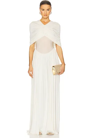 Helsa Philomena Jersey Dress in Cream. - size L (also in S)