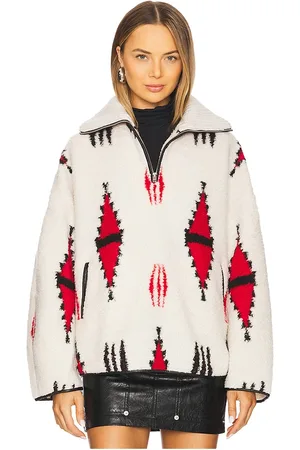Isabel Marant Marner Sweater in Cream,Red. - size 36/4 (also in 38/6, 40/8, 42/10)
