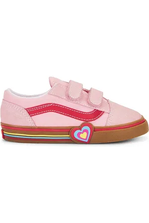 Vans Toddler Old Skool V Heart in Pink. - size 7.5 (also in 8.5)