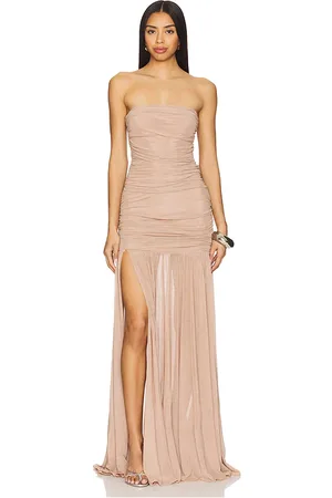 Retrofete Adele Dress in Beige. - size L (also in M, S, XL)