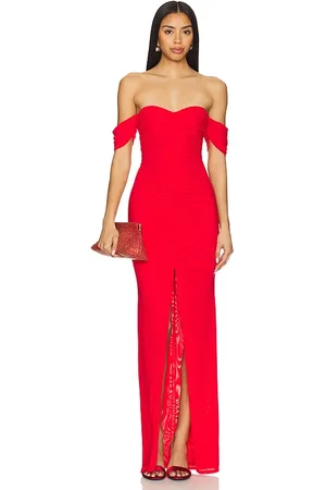 MAJORELLE Simone Gown in Red. - size L (also in M, S, XL, XS, XXS)