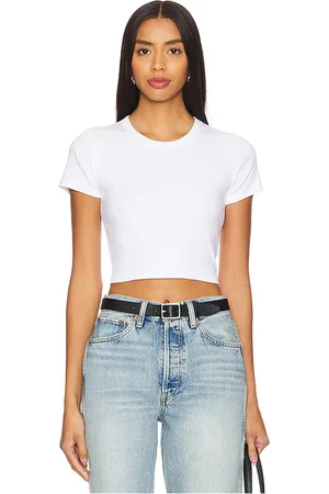 Leset Kelly Crop Slim Fit Tee in . - size XL (also in XS)