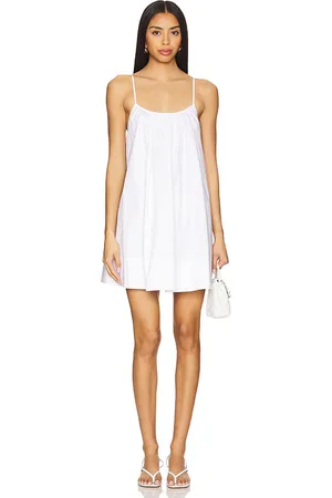 Solid Lindsay Dress in White. - size L (also in M, XL)