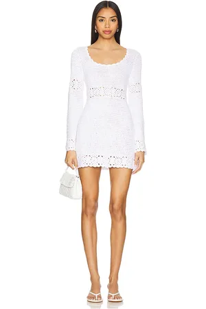 Show Me Your Mumu Jet Lag Dress in White. - size L (also in M, S, XL, XS, XXL)