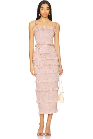 V. Chapman Lily Midi Dress in Rose. - size 0 (also in 4, 6)