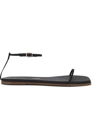 Tkees Square Toe Twiggy Sandal in Black. - size 10 (also in 11, 5, 7, 8, 9)