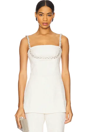 Sabina Musayev Margot Tunic in White. - size L (also in M, S, XL, XS)