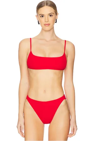 L*Space Kourt Bikini Top in Red. - size L (also in M, S, XL, XS)