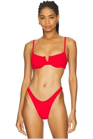 L*Space Hunter Bikini Top in Red. - size L (also in M, S, XL, XS)