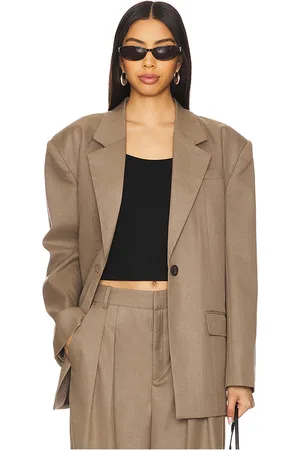 Gestuz Cacia Blazer in Beige. - size 34 (also in 36, 38, 40)