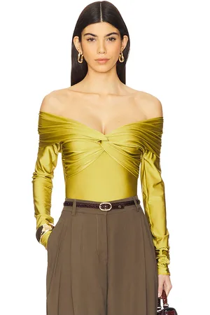 The Andamane Kendall Bodysuit in Green. - size 38/XS (also in 40/S, 44/L)