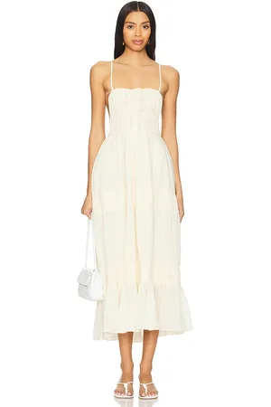 Free People X free-est Taking Sides Maxi Dress In in Ivory. - size L (also in M, XL)