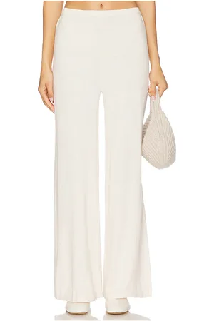 Eberjey Fine Gauge Sweater Pant in Cream. - size L (also in M, S, XL, XS)
