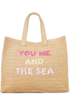 btb Los Angeles You Me And The Sea Tote in Tan.