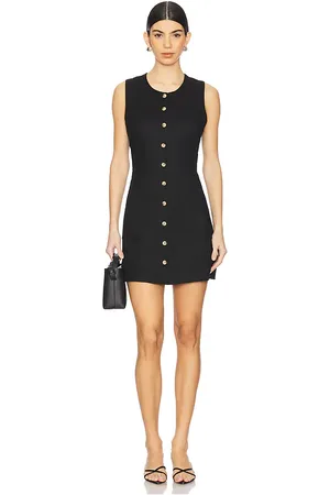 BLANK NYC Linen Dress in Black. - size L (also in M, S, XS)