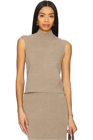 House of Harlow X REVOLVE Lexley Sleeveless Sweater in Brown. - size L (also in M, S, XS)