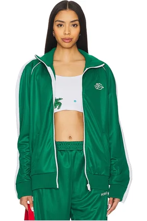 Fiorucci Puffy Piping Angel Track Sweatshirt in Green. - size L (also in M, XS)