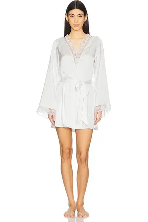 Kat The Label Sidney Robe in White. - size M/L (also in XL/XXL)
