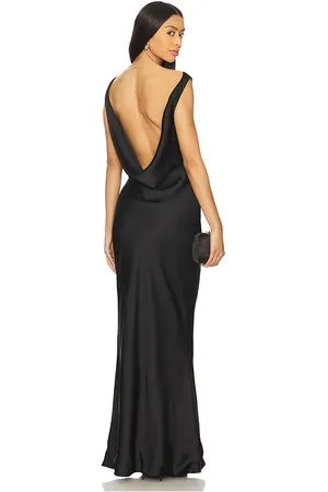 Norma Kamali Sleeveless Low Back Drape Gown in . - size L (also in M, S, XL, XS)