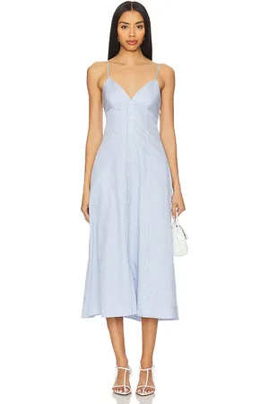 Simkhai Honor Cami Midi Dress in Baby Blue. - size 0 (also in 10, 12, 4, 6, 8)