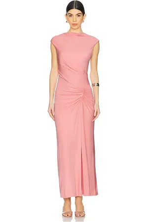 Simkhai Acacia Midi Dress in Rose. - size L (also in M, S, XL, XS)