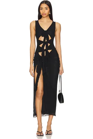 superdown Nelly Sheer Maxi Dress in . - size L (also in M, S, XS, XXS)