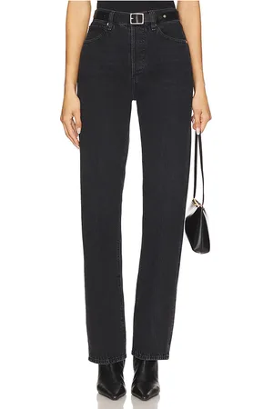 Frame Vertical Straight Leg in Black. - size 30 (also in 31, 32, 34)