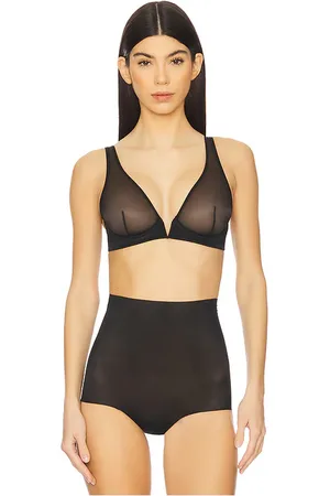 Commando Chic Mesh Plunge Underwire Bra in . - size 32B (also in 32C, 32D, 34B, 34C, 34D, 36B, 36C, 36D)