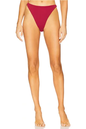 Tularosa Tacey High Waist Bottom in Burgundy. - size L (also in XL, XS, XXS)