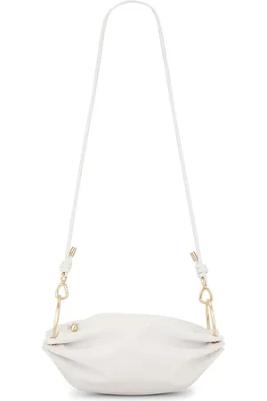 Cult Gaia Cinch Crossbody in Ivory.