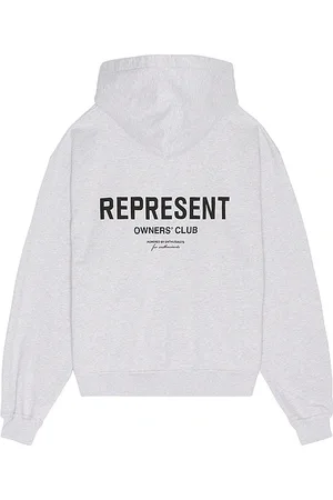 Represent Owners Club Zip Hoodie in Grey. - size M (also in XL/1X)