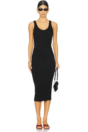 ENZA COSTA Silk Knit Tank Midi Dress in . - size M (also in S, XS)