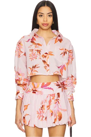 ROCOCO SAND Crop Shirt in Pink. - size L (also in M, S, XL, XS, XXS)