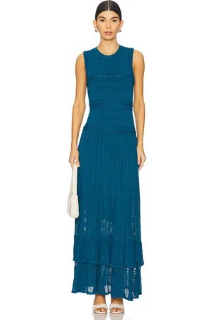 ULLA JOHNSON Mireille Dress in Blue. - size M (also in S, XL)