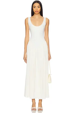 BEVZA Anna Dress in ,White. - size L (also in M, S, XS)