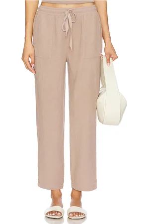 Bobi Beach Pant in Taupe. - size L (also in M)