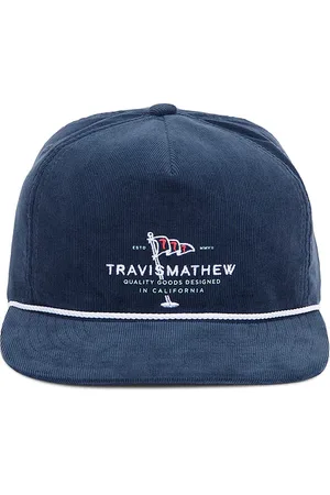 Travis Mathew One For The Money Hat in Blue.