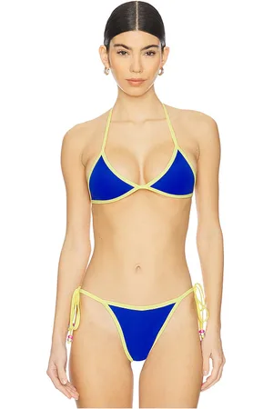 VDM Luci Reversible Bikini Top in Royal. - size L (also in M, S, XS)