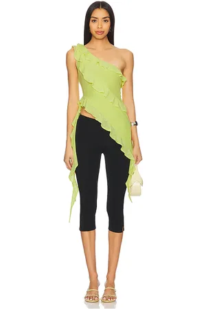 AFRM Vivica Top in Green. - size L (also in M, S, XS, XXS)