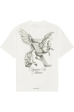 Represent Elegance in Motion Tee in White. - size L (also in M, XL/1X)