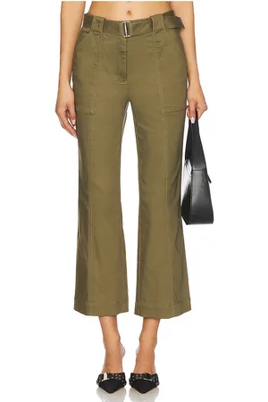 Simkhai Liza Cropped Pant in Army. - size 10 (also in 2, 4, 6, 8)