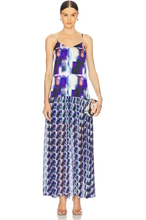 MISA Pauline Dress in Royal,Blue. - size L (also in M, S, XS, XXS)