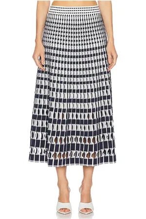 Simkhai Larken Midi Skirt in Navy. - size M (also in S, XS)