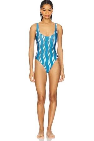 Solid The Hailey One Piece in Blue. - size M (also in S, XL, XS)