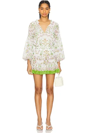 MISA Elisabetta Dress in White. - size L (also in M, S, XS, XXS)