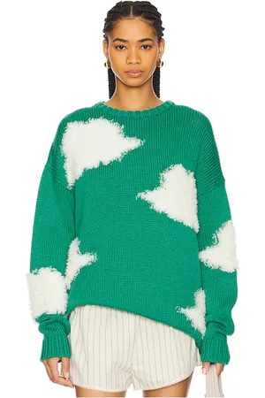 Fiorucci Cloud Sweater in Green. - size L (also in M, S)